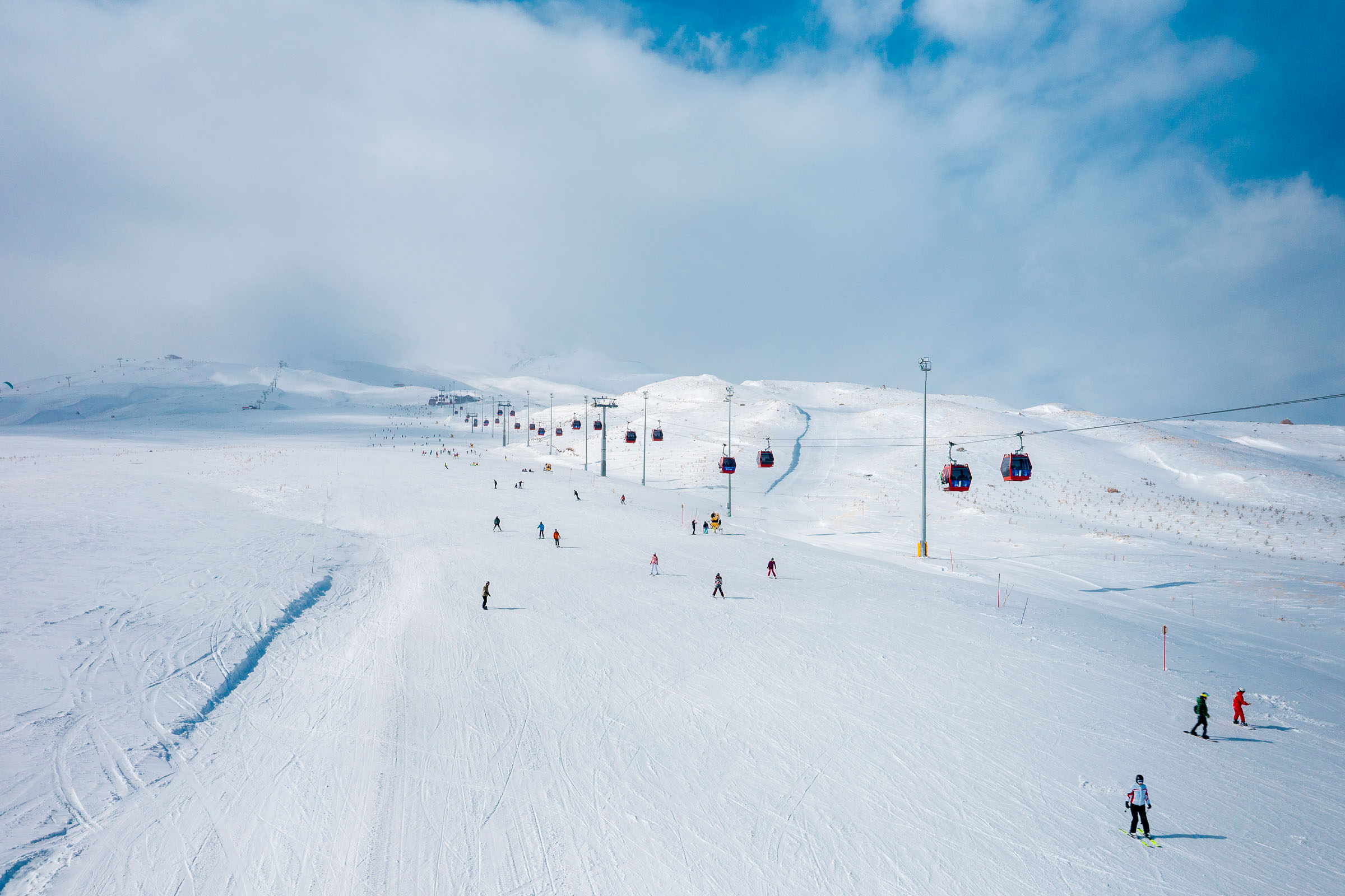 Skiing on Mount Erciyes